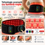 SanoAlint™ Lumbar Pro - Centură cu lumină roșie & infraroșu